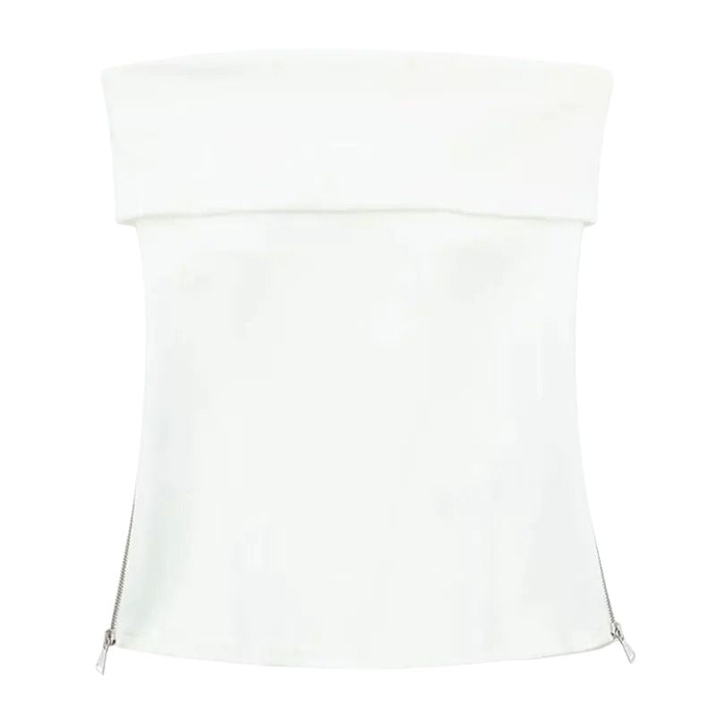 Celeste | Chic & Elegant Strapless Blouse