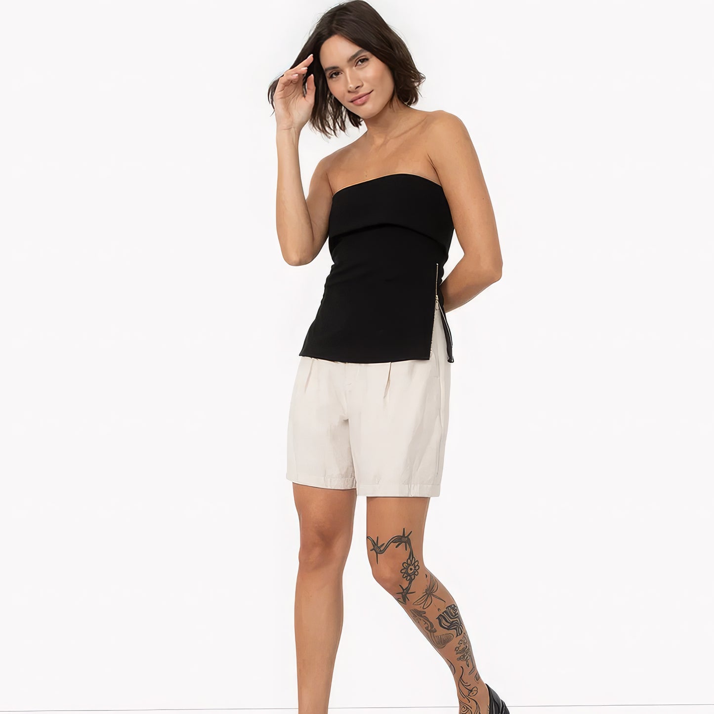 Celeste | Chic & Elegant Strapless Blouse