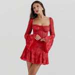 Lucille | Glamorous Backless Mini Dress