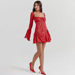 Lucille | Glamorous Backless Mini Dress