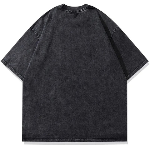 Steven | Bold & Vintage Doberman Print Oversized Tee
