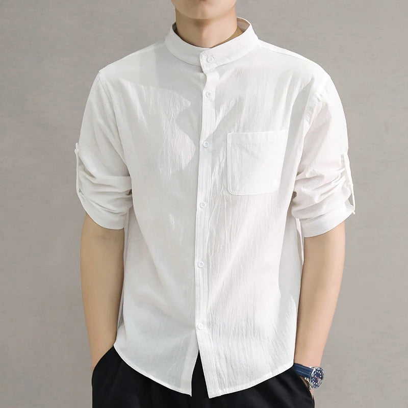 Jeffrey | Chic & Airy Short-Sleeved Shirt