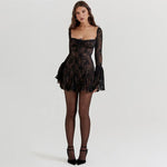 Lucille | Glamorous Backless Mini Dress