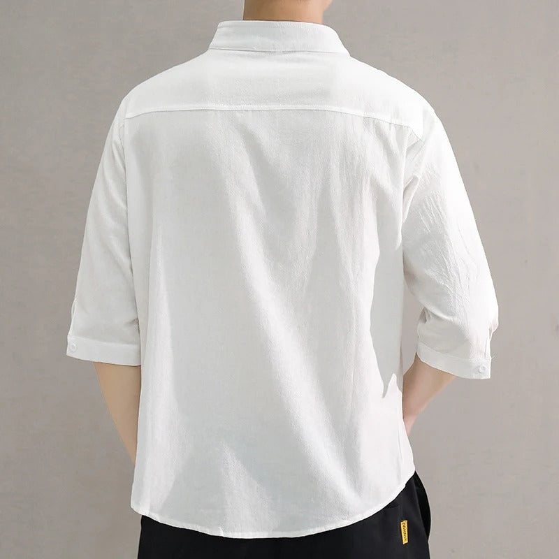 Jeffrey | Chic & Airy Short-Sleeved Shirt