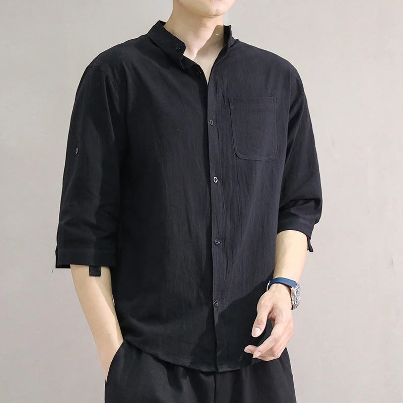 Jeffrey | Chic & Airy Short-Sleeved Shirt