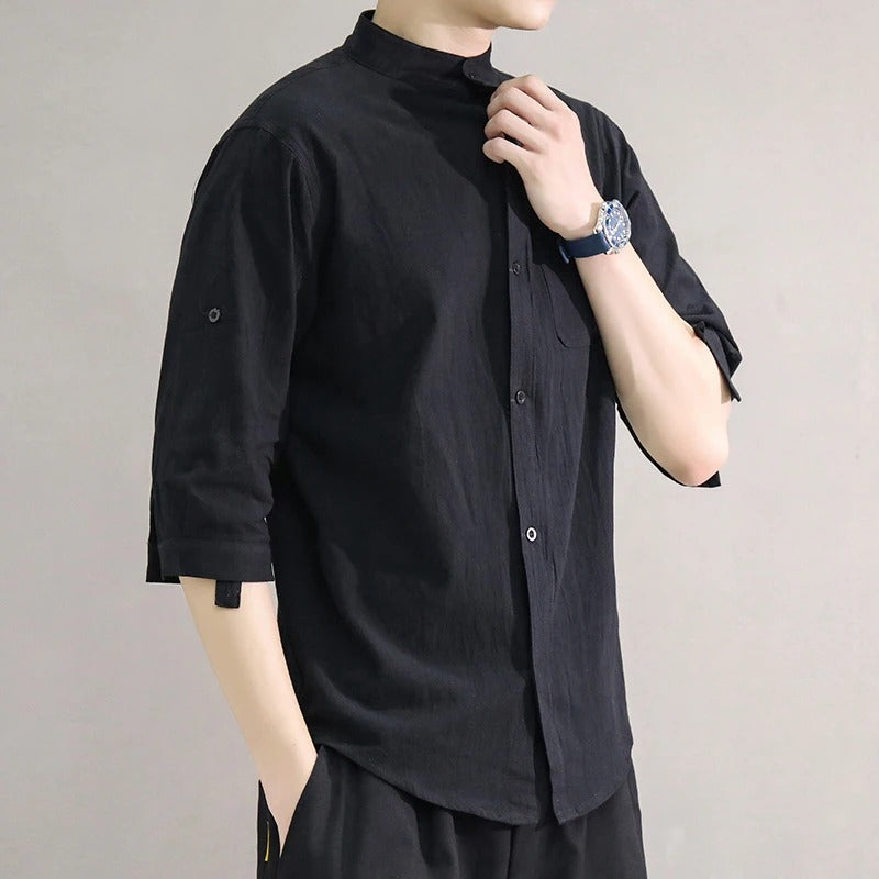 Jeffrey | Chic & Airy Short-Sleeved Shirt