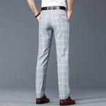 Leonardo | Elegant & Versatile Stretchable Plaid Pants