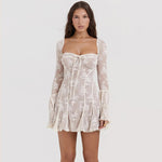 Lucille | Glamorous Backless Mini Dress
