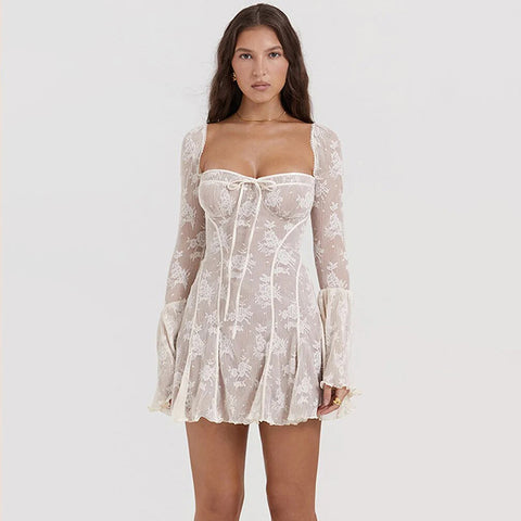 Lucille | Glamorous Backless Mini Dress
