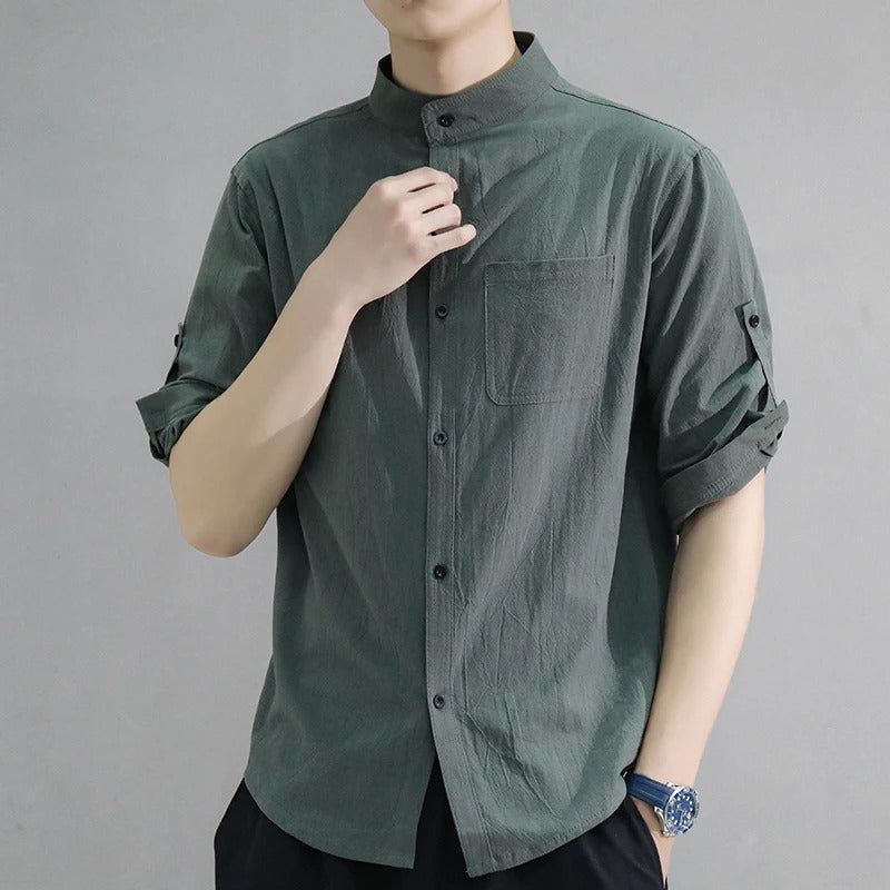 Jeffrey | Chic & Airy Short-Sleeved Shirt