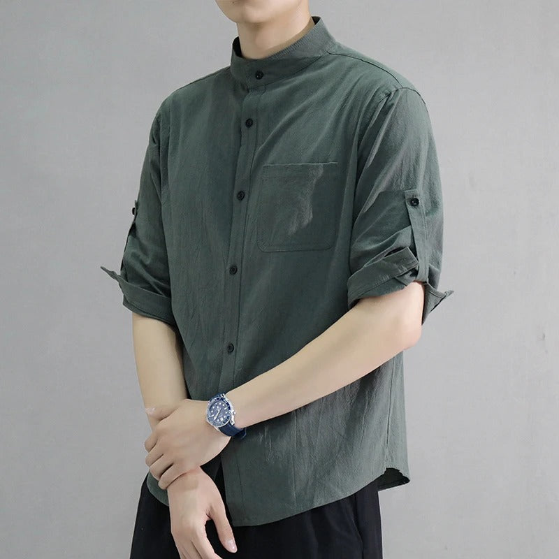 Jeffrey | Chic & Airy Short-Sleeved Shirt