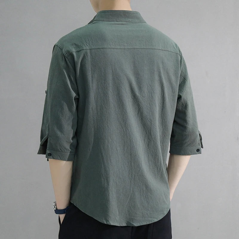Jeffrey | Chic & Airy Short-Sleeved Shirt