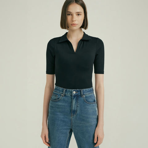 The Rebecca Nylon Athletic Bodysuit
