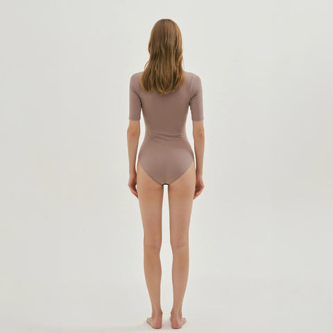 The Rebecca Nylon Athletic Bodysuit