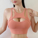 The Holly Nylon Yoga Gym Sports Bra
