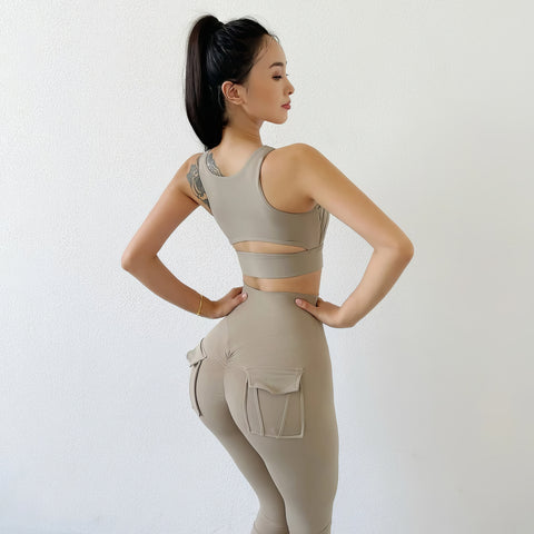 The Holly Nylon Yoga Gym Set