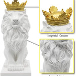 Leo | Resin Regal King Lion Statue