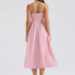 Chic Spaghetti Strap Midi Dress