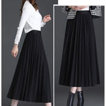 Claire | Chic Pleated Midi Skirt