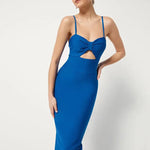 Elegant Bow-Detail Evening Gown