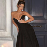 Sophisticated Strapless Evening Gown