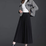 Claire | Chic Pleated Midi Skirt