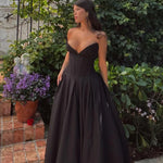 Sophisticated Strapless Evening Gown