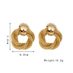Sophie | Twisted Loop Earrings