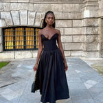 Sophisticated Strapless Evening Gown