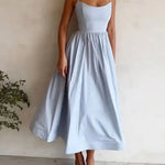 Chic Spaghetti Strap Midi Dress