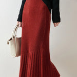 Sophia | Stylish Knitted Midi Skirt