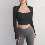 Harley | Sleek & Chic Padded Yoga Crop Top