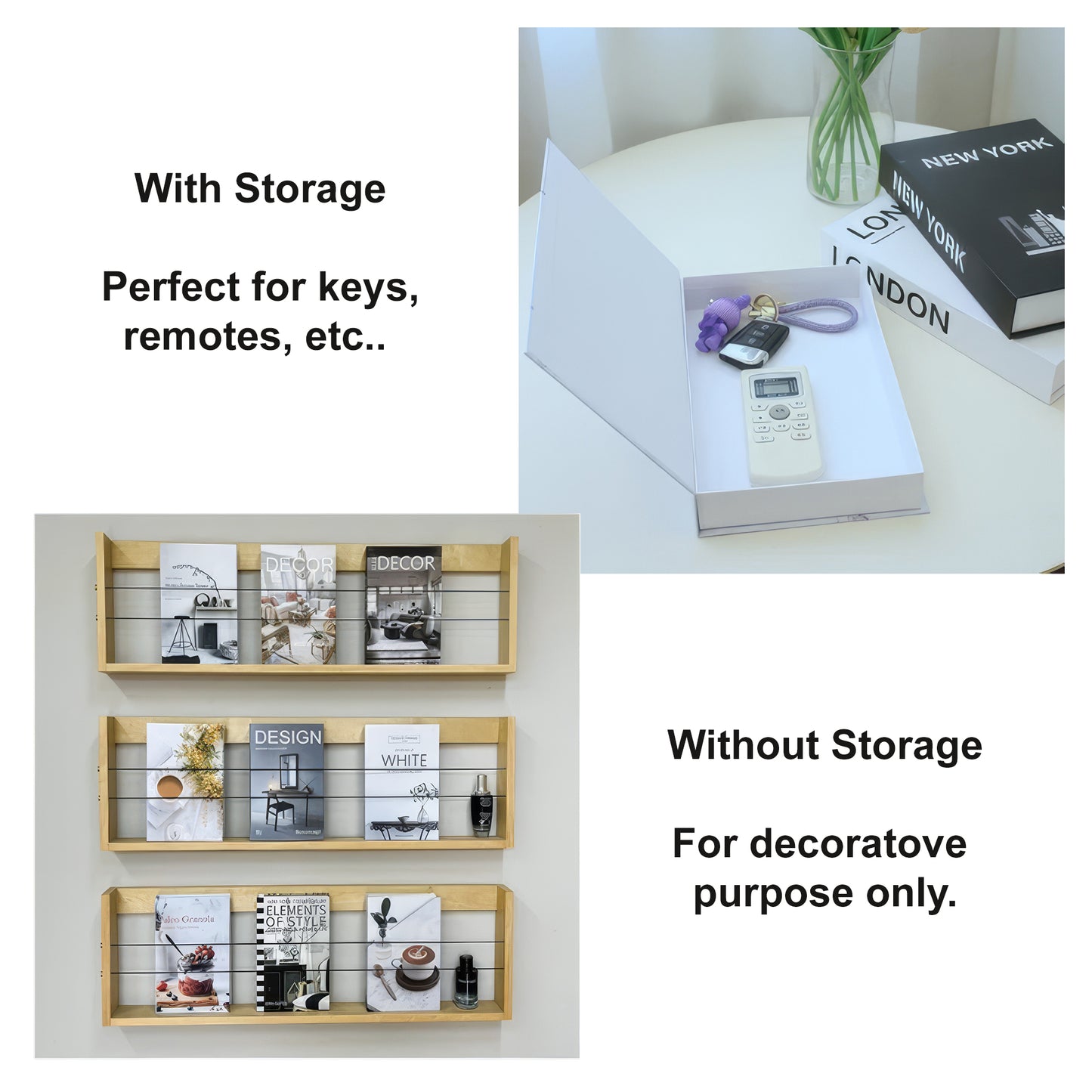 Covert Charm | Luxurious Decorative Coffee Table Books