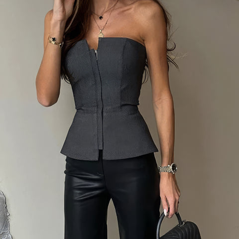 Fiona | Chic & Slim Off-The-Shoulder Tube Top