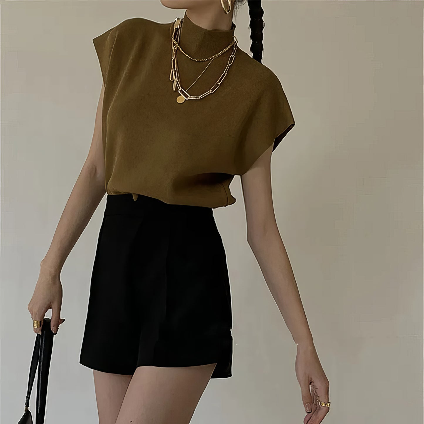 Elaina | Chic & Versatile Knitted Vest Shirt