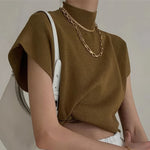 Elaina | Chic & Versatile Knitted Vest Shirt