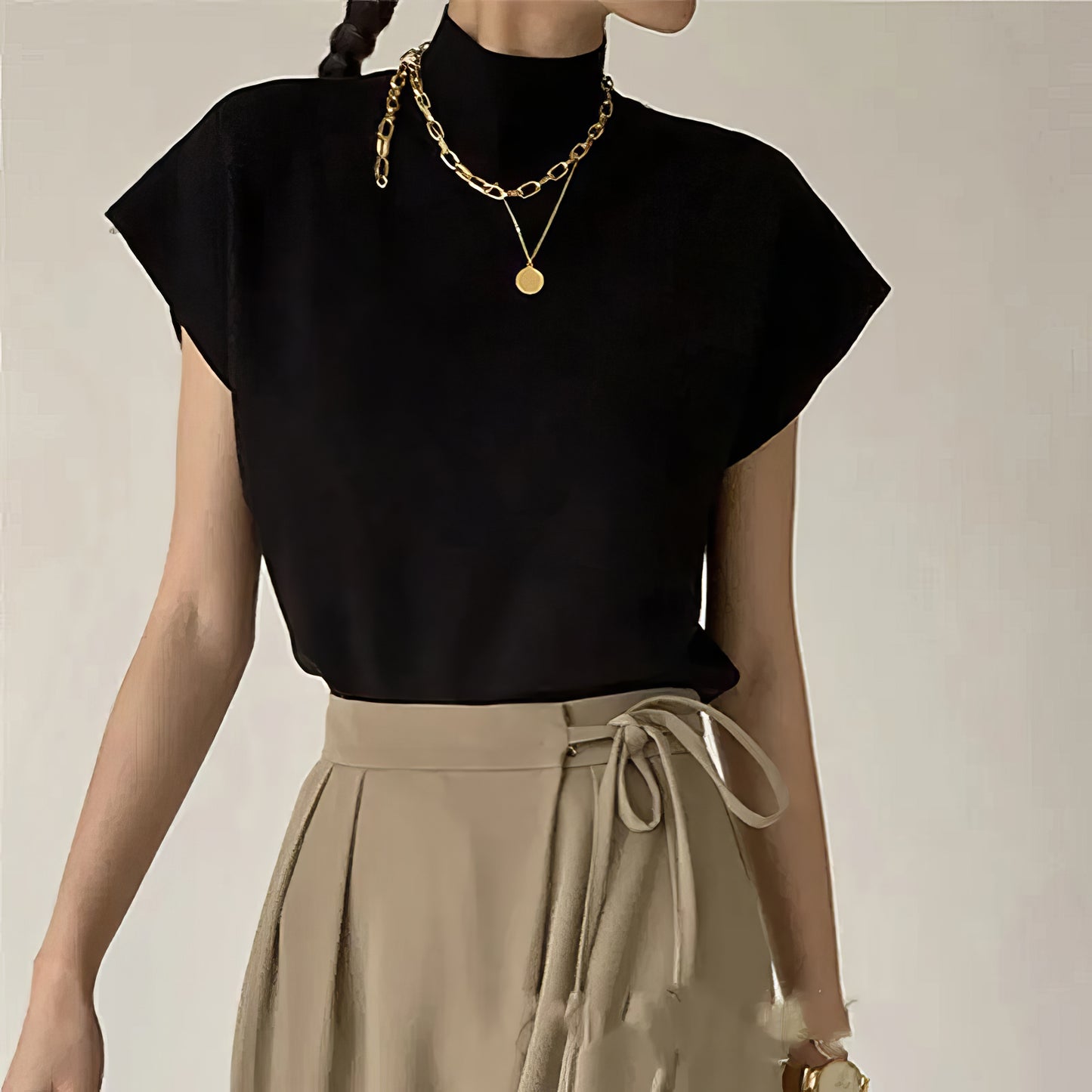 Elaina | Chic & Versatile Knitted Vest Shirt