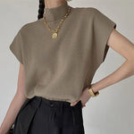 Elaina | Chic & Versatile Knitted Vest Shirt