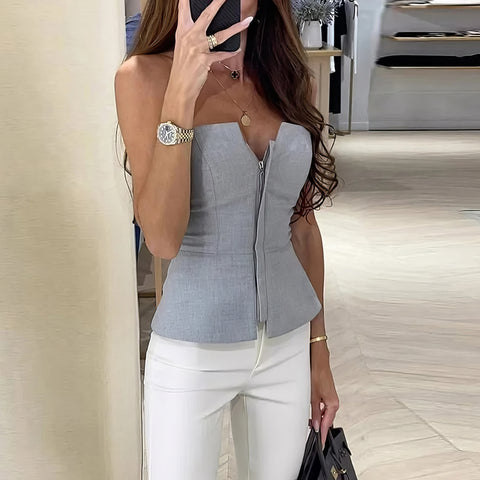 Fiona | Chic & Slim Off-The-Shoulder Tube Top