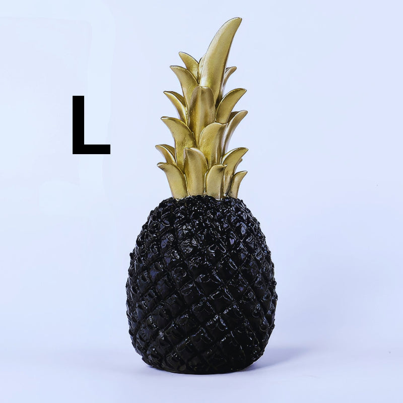 Resin Pineapple Decor Set